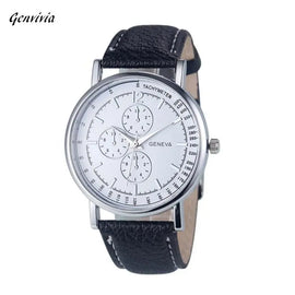 Fashion Women Men Diamond Analog Quartz Faux Leather Wrist Watch Watches Gift watch man luxury Brand 2017 Awesome Imports