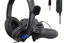 Load image into Gallery viewer, Gaming Headphones with Microphone - PS4 - Black Techme