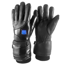 Load image into Gallery viewer, Motolab PU Leather Electric Heated Gloves 4000 mAh