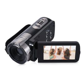 HDV-302P 3.0 Inch LCD Screen Full HD 1080P 15FPS 24MP 16X Digital Zoom Anti-shake Digital Video DV Camera Camcorder Awesome Imports