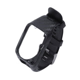 Techme Silicone Bracelet Watch Strap Band for TomTom Series 2/3 - Black