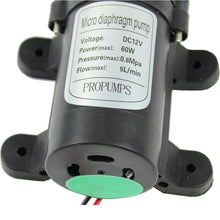 Load image into Gallery viewer, Bao Feng DC 12V 60W High Pressure Micro Diaphragm Water Pump Automatic Switch 5L/min