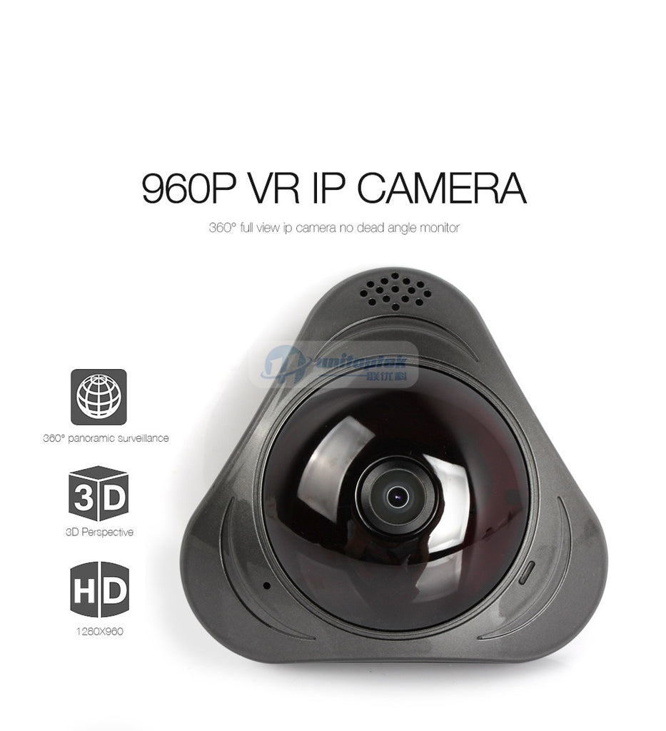 960P WI-FI Camera 360 Degree Panoramic IP Camera 1.3MP