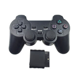 Techme 2.4GHz Wireless Twin Vibration Analogue Controller for PlayStation 2 , 1 & PSX