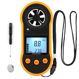 Handheld Pocket Anemometer Wind Speed Meter & Gauge Wind Meter Detector Awesome Imports