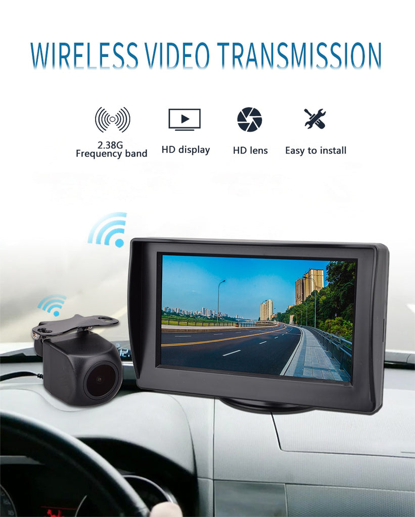 Motolab Wi-4 Built-in Wireless Reverse Camera System