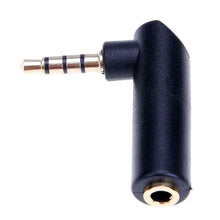 Load image into Gallery viewer, Techme 90 degree 3.5mm Male to Female Adapter