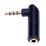 Techme 90 degree 3.5mm Male to Female Adapter