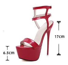 Load image into Gallery viewer, High Heel Platform Stripper Shoes - Size 6.5 Awesome Imports