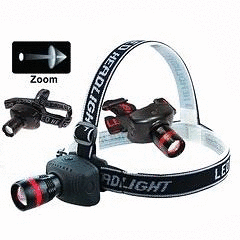 High Power LED Zoom Headlamp Awesome Imports