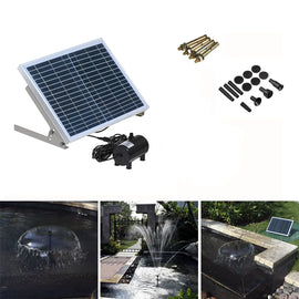 High-power Landscape Fountain 17V 10W Solar Water Pump for Garden & Fountains Awesome Imports