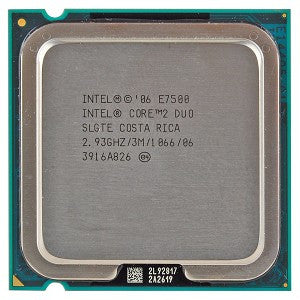 Intel E7500 Core 2 Duo 2.93 GHZ with heatsink fan (Used) - Awesome Imports
