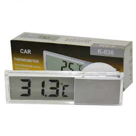 K-036 LCD Car Thermometer with Suction Mount Awesome Imports