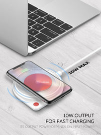 LDNIO 10W Fast Wireless Charger Charging Pad with Built-in Bedside Lamp Awesome Imports