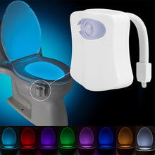 Load image into Gallery viewer, LED Toilet Light with motion sensor