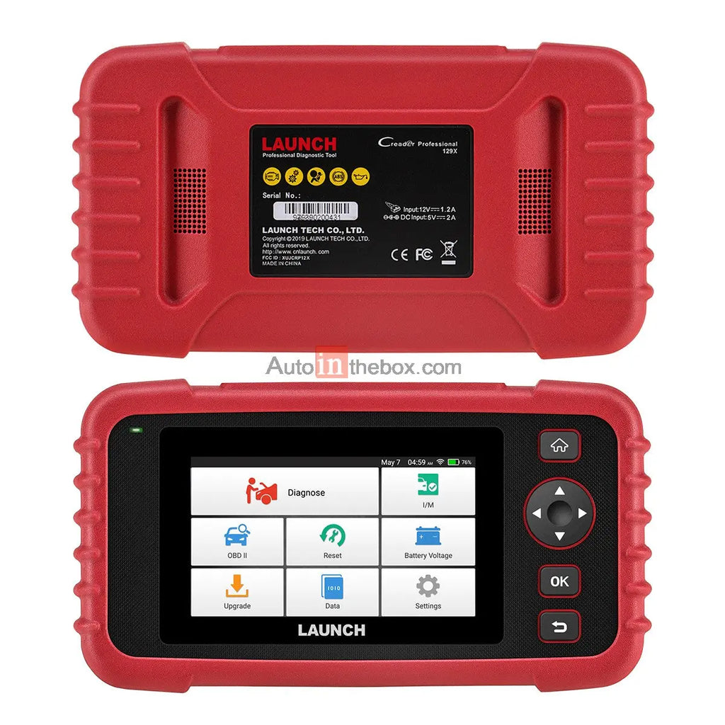 Launch Creader CRP129X OBD2 Tool Code Reader 4 System with Oil/EPB/SAS/TPMS Launch