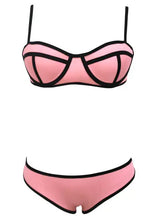 Load image into Gallery viewer, Light Pink Push Up Bikini Awesome Imports