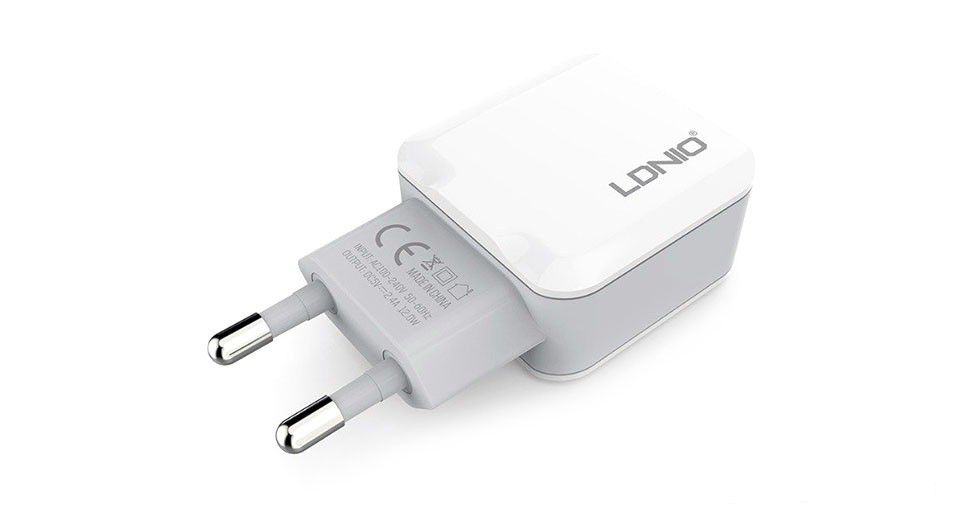 LDNIO Dual USB Travel Wall Charger Power Adapter (A2202)