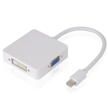 Load image into Gallery viewer, Male Mini Displayport (Thunderbolt) to DVI-D, HDMI or Displayport Female Adapter (Used by most Apple) - Awesome Imports