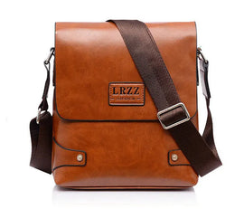 Mens Faux Leather Messenger Bag - Awesome Imports - 1
