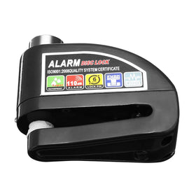 Metal Motorcycle/Scooter Disc Brake Lock with Audio-able Alarm - Black Awesome Imports