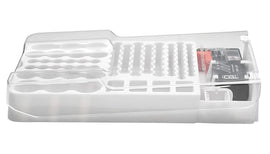 Mihuis 93 Battery Storage Tray with Battery Tester Awesome Imports