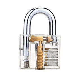 Mihuis Lock Pick Tool Set with Transparent Practice Padlock Awesome Imports