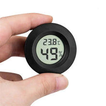 Load image into Gallery viewer, Mihuis SR Digital LCD Thermometer Hygrometer Electronic Temperature Meter - Black Techme