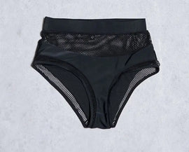 Missguided Mesh Detail Bikini Bottom Missguided