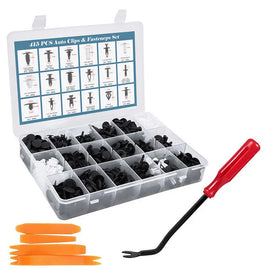 Motolab 415 Door Trim Panel Rivet & Clip Set with Screwdriver & Pry Tools Awesome Imports