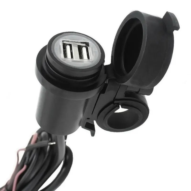 NLWing Waterproof 12V Dual USB Motorcycle Charger Socket Awesome Imports