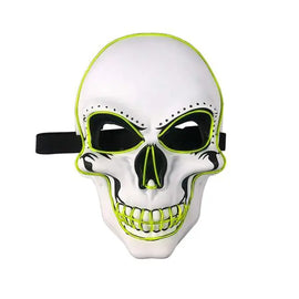Neon LED Skull Mask - Green Awesome Imports