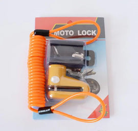 New Motorcycle Disc Brake Lock with reminder rope Awesome Imports