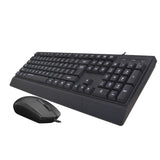Shipadoo Master D310 Wired Ergonomic Keyboard & 1000 DPI Mouse