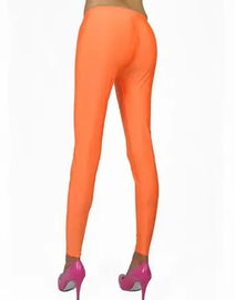 Orange Spandex Leggings Awesome Imports