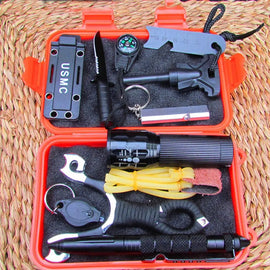 Outdoor SOS Emergency Survival Tool Kit Awesome Imports