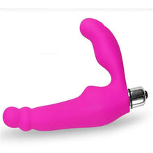Load image into Gallery viewer, Pink Strapless Strapon Dildo Vibrator Awesome Imports