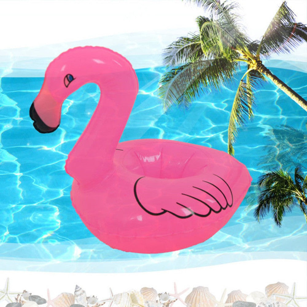 Pink Swan Inflatable Drink Holders - Pack of 2