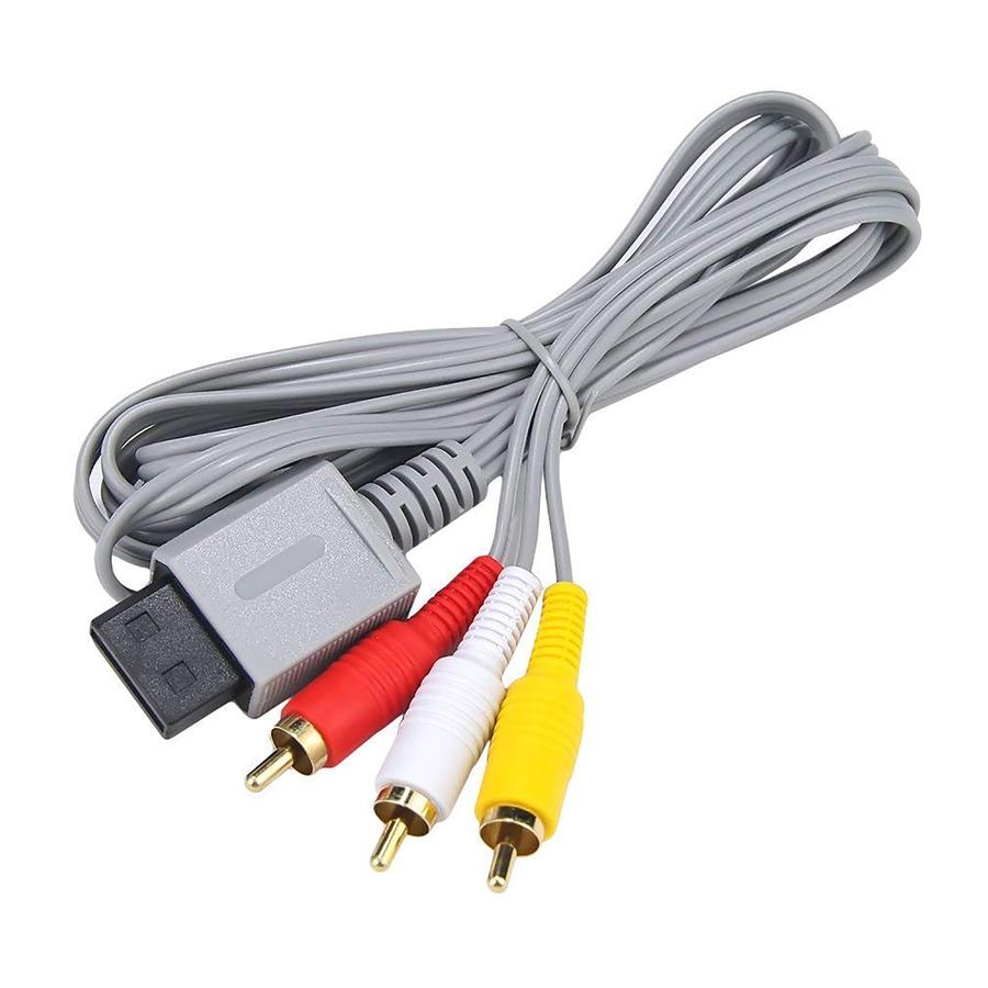 Techme RCA Compatible AV Cable for Nintendo Wii
