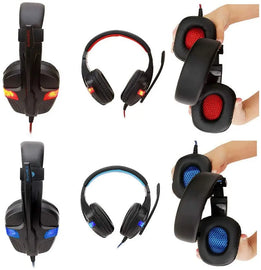 SY860MV Gaming Headset 3.5mm Wired Noise Canceling Headphone with Mic Awesome Imports