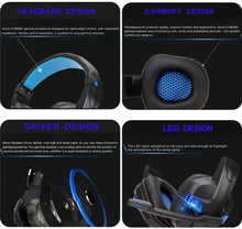 Load image into Gallery viewer, SY860MV Gaming Headset 3.5mm Wired Noise Canceling Headphone with Mic Awesome Imports