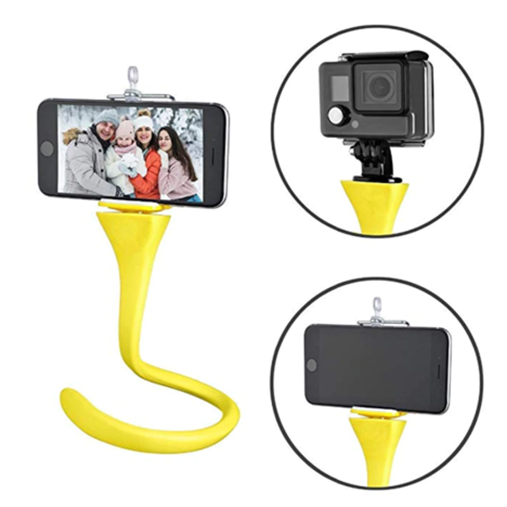 Flexible Selfie Stick Monopod with Remote Control for Camera/Phone & Go Pro