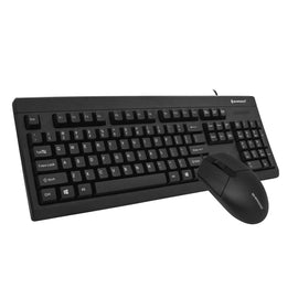 Shipadoo Master D100 II Wired Splash Proof Keyboard & 1000DPI Mouse Set Awesome Imports