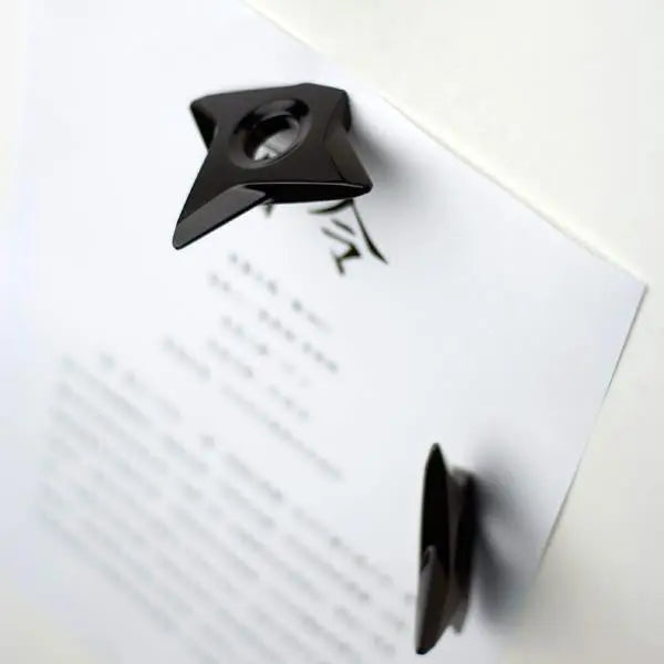 Silver Ninja Shuriken Magnet - Awesome Imports - 3