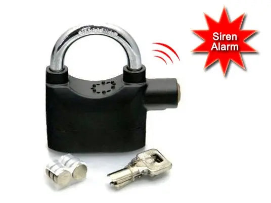 Siren Alarm Padlock Awesome Imports