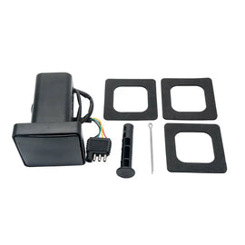 Smoked Lens 15-LED Car Brake Light Trailer Hitch Cover & Hauling Signal Lamp Awesome Imports