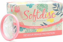 Softdisc Menstrual Discs Box of 14 Softdisc