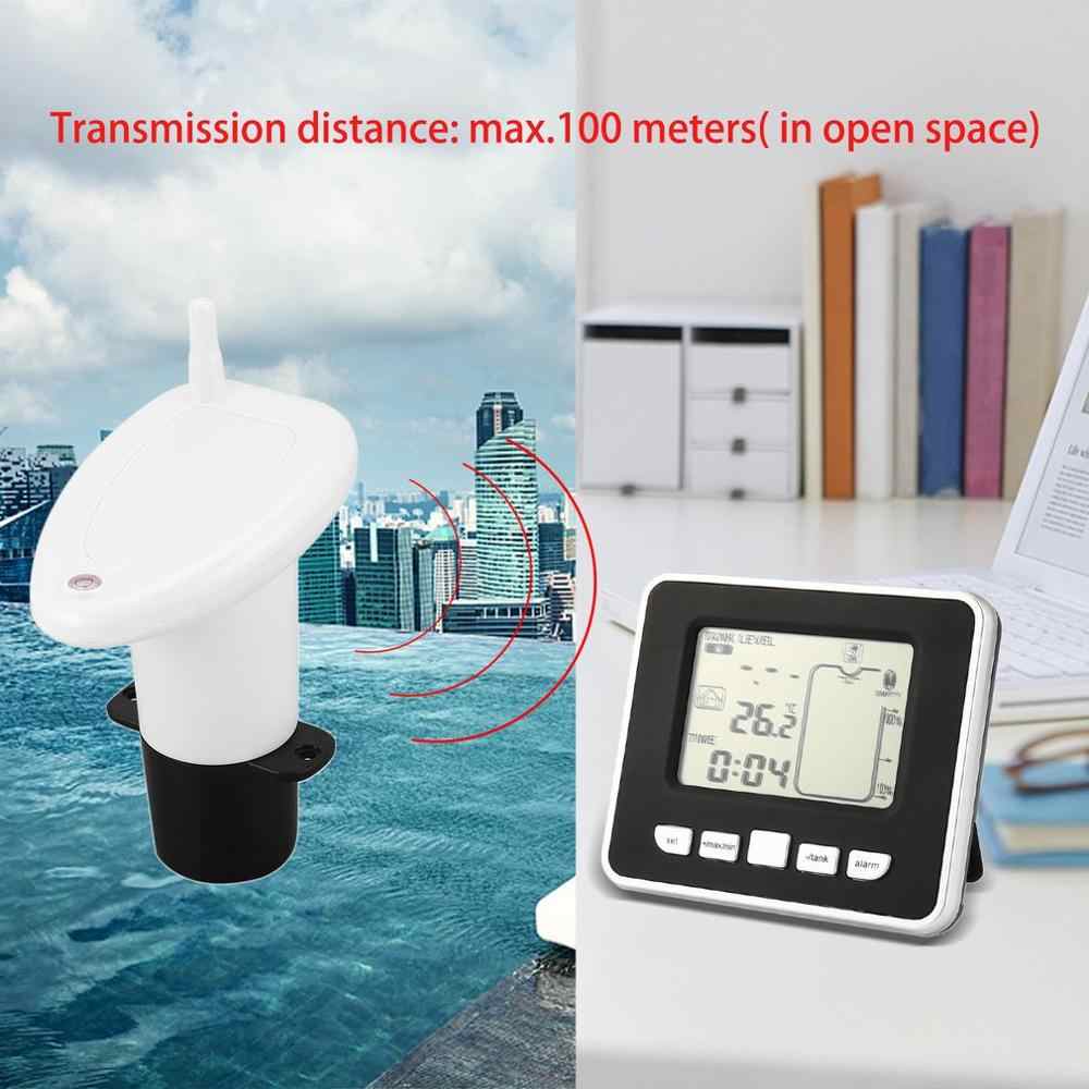 TS-FT002 Wireless Ultrasonic Rain Water Tank Liquid Level Meter with Temperature Sensor Awesome Imports