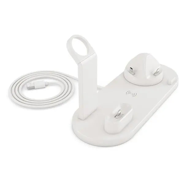 Techme 6 in 1 Wireless Charging Dock for iOS/Airpods/Apple Watch & Android Awesome Imports