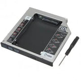 Techme Aluminum Universal SATA 2nd HDD Caddy 9.5 mm 2.5